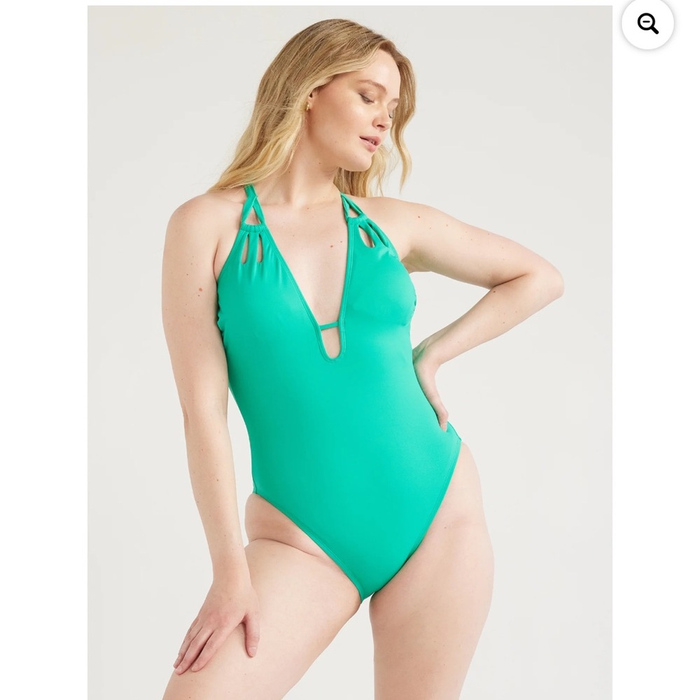 Green One-Piece Swimsuit Size XL